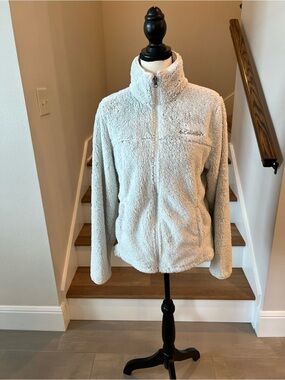 Columbia Plush Sherpa Jacket - Light Gray